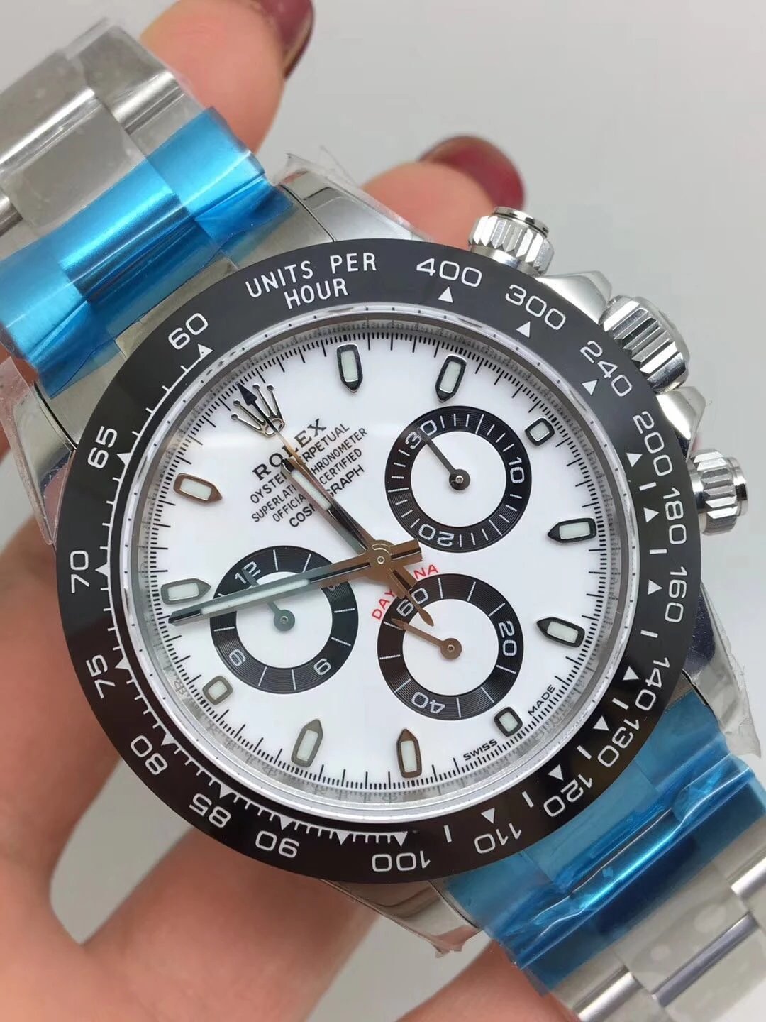 ROLEX DAYTONA REPLICA CERAMICHON WATCHES IN 2018 WITH 4130 FULLY CHRONOGRAPH MOVEMENT WHITE DIAL4